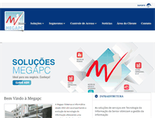 Tablet Screenshot of megapc.com.br